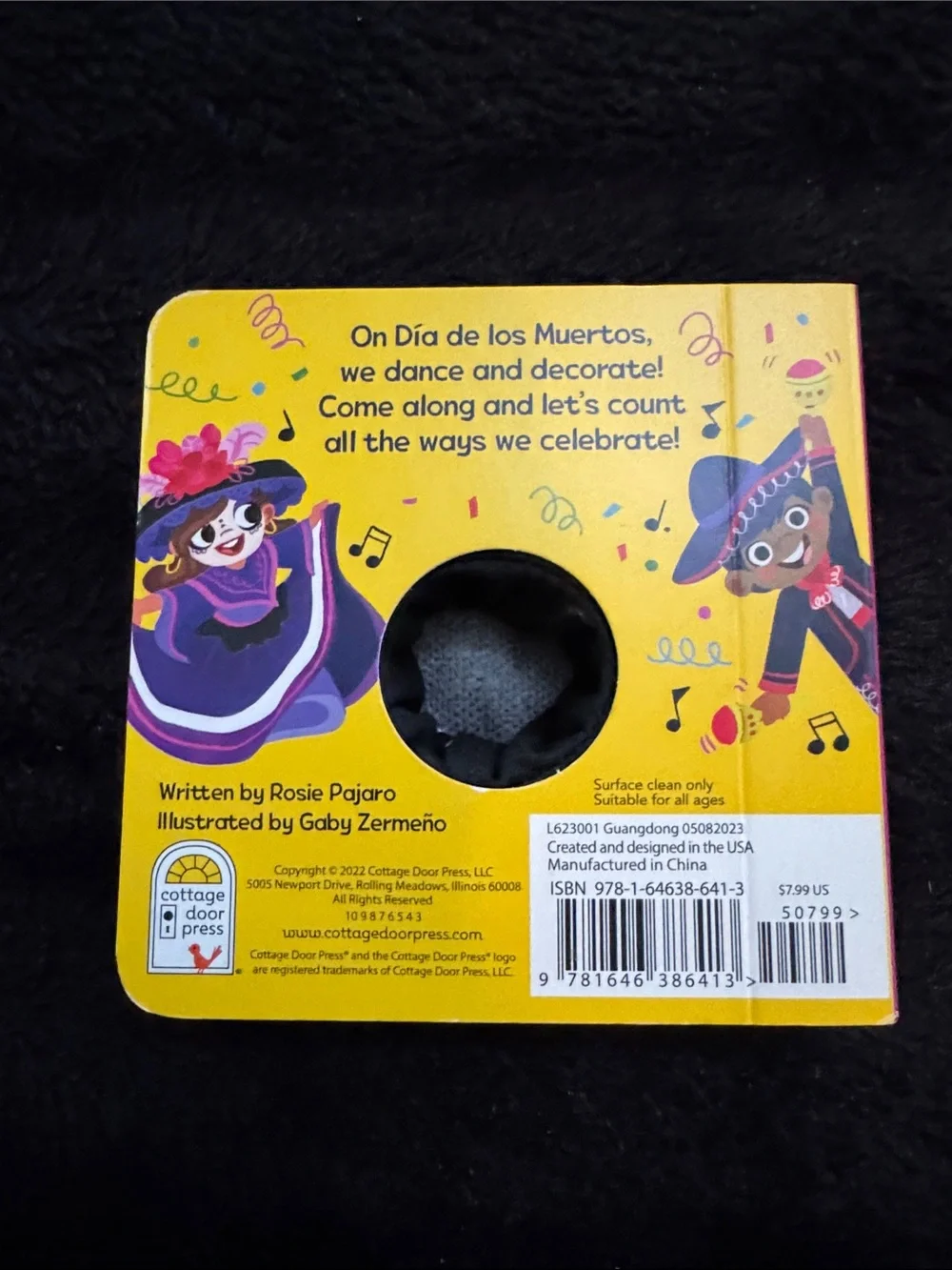 NEW Puppet Board Book Dia De Los Muertos Mexican Holiday Day after Halloween